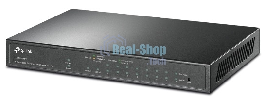 Коммутатор TP-Link TL-SG1210MPE Easy Smart 10-портовый гигабитный с 8 портами PoE+