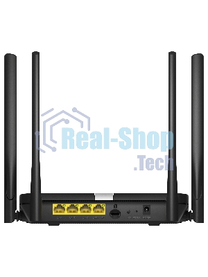 Роутер беспроводной Cudy LT500 AC1200 10/100BASE-TX/4G cat.4 черный