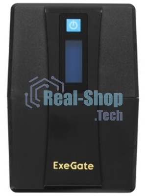 Источник бесперебойного питания ExeGate EX292775RUS Power Smart ULB-800.LCD.AVR.4C13 800VA/480W, LCD, AVR, 4*C13, металлический корпус, черный