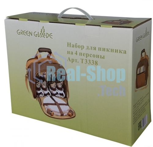 Набор для пикника GREEN GLADE 3338 34пр 15л
