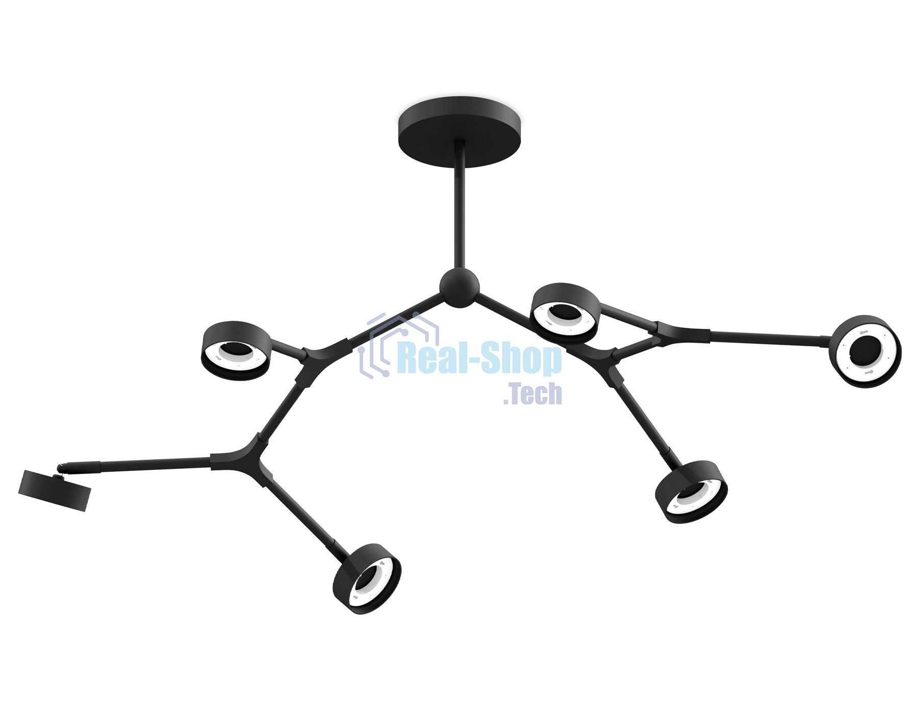 Корпус светильника C9056/6 SBK черный песок 1100*400*200mm GX53/6