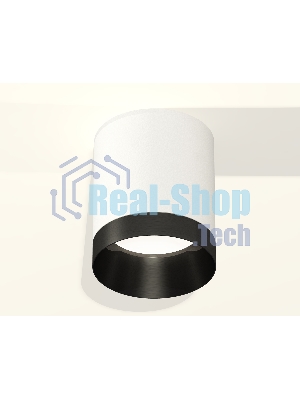 Светильник Ambrella Light XS6301021 SWH/PBK белый песок/черный полированный MR16 GU5.3 (C6301, N6131)