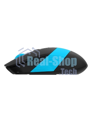 Мышь беспроводная A4Tech Fstyler FG10S черный/синий, 2000 dpi, радиоканал, USB, кнопки - 4