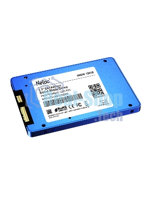 Накопитель SSD Netac N600S, 128Gb, SATA III, 2.5