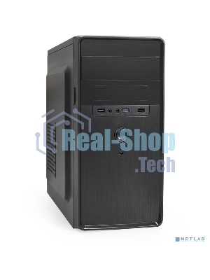 Компьютерный корпус Minitower ExeGate EX286438RUS BA-309U2-350W-8 (mATX, БП AA350 с вент. 8см, 1хUSB+2хUSB 3.0, HD аудио, черный)