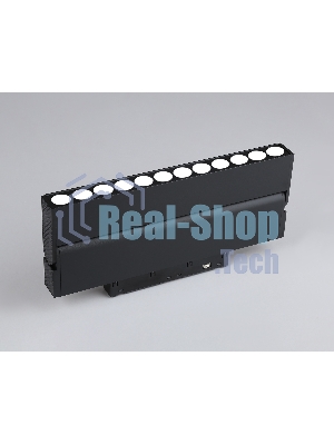 Светильник трековый светодиодный GL4048 BK черный IP20 12W 4200K 48V 24° 223*22*105