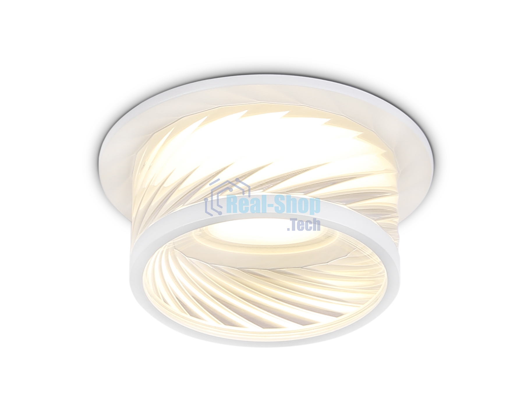 Светильник Ambrella light TN1251 SWH/CL белый песок/прозрачный GU5.3 D98*58