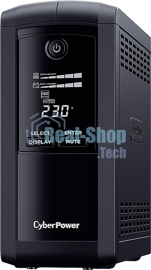 Источник бесперебойного питания UPS CyberPower VP1000ELCD Line-Interactive 1000VA/550W USB/RS-232/RJ11/45 (4 EURO)
