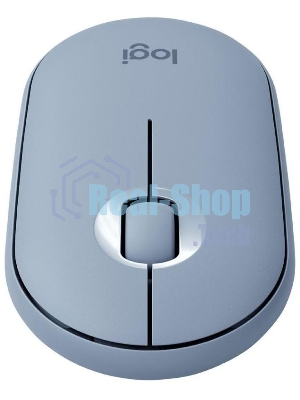 Мышь беспроводная Logitech Pebble M350 серый, 1000 dpi, радиоканал, Bluetooth, USB, кнопки - 3