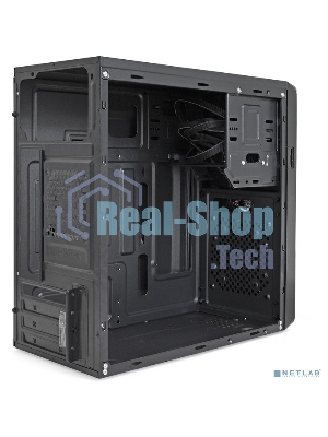 Компьютерный корпус Minitower ExeGate EX286438RUS BA-309U2-350W-8 (mATX, БП AA350 с вент. 8см, 1хUSB+2хUSB 3.0, HD аудио, черный)