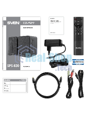Акустическая система SVEN АС SPS-830 2.0 черный 60Вт BT
