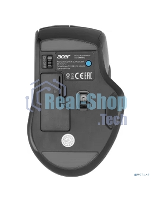 Мышь беспроводная Acer OMR170 черный, 1600 dpi, радиоканал, Bluetooth, USB, кнопки - 6
