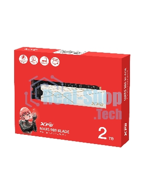 Накопитель SSD ADATA XPG MARS 980 BLADE, 2Tb, PCIe 5.0 x4, M.2 2280, NVMe, R/W 14000/13000