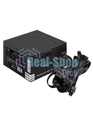 Блок питания серверный 400W ExeGate ServerPRO-400PAS (ATX, APFC, КПД 80% (80 PLUS), 12cm fan, 24pin, 2x(4+4)pin, 4xPCI-E, 6xSATA, 4xIDE, Cable Management, black)