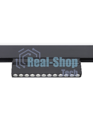 Светильник трековый светодиодный GL4048 BK черный IP20 12W 4200K 48V 24° 223*22*105