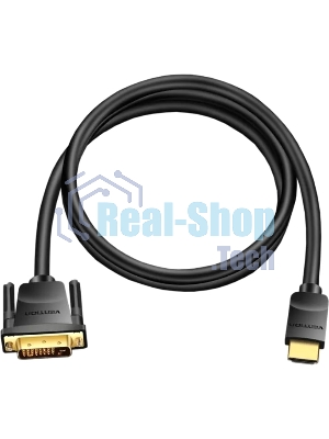 Кабель Vention HDMI 19M/DVI-D Dual link 25M - 2 м ABFBH