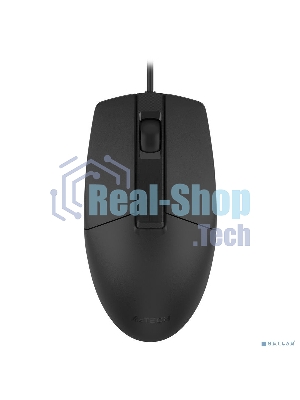 Мышь проводная A4Tech OP-330S черный, 1200 dpi, USB, кнопки - 3