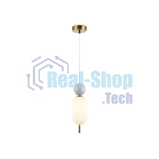 Светильник Ambrella light LH53101 BS/GR/FR латунь/серый/белый матовый G9 max 28W D100*330