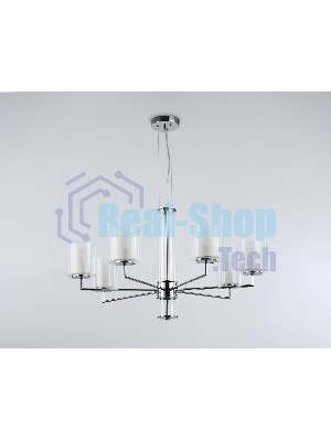 Люстра Ambrella light LH56003/7 СH/FR хром/белый матовый E14*7 max 40W D790*1260
