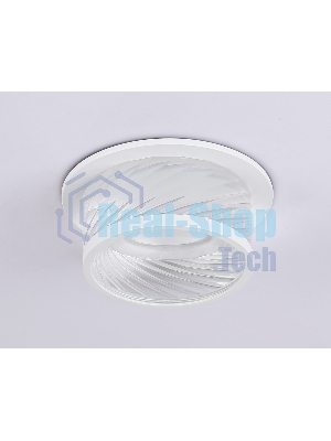 Светильник Ambrella light TN1251 SWH/CL белый песок/прозрачный GU5.3 D98*58