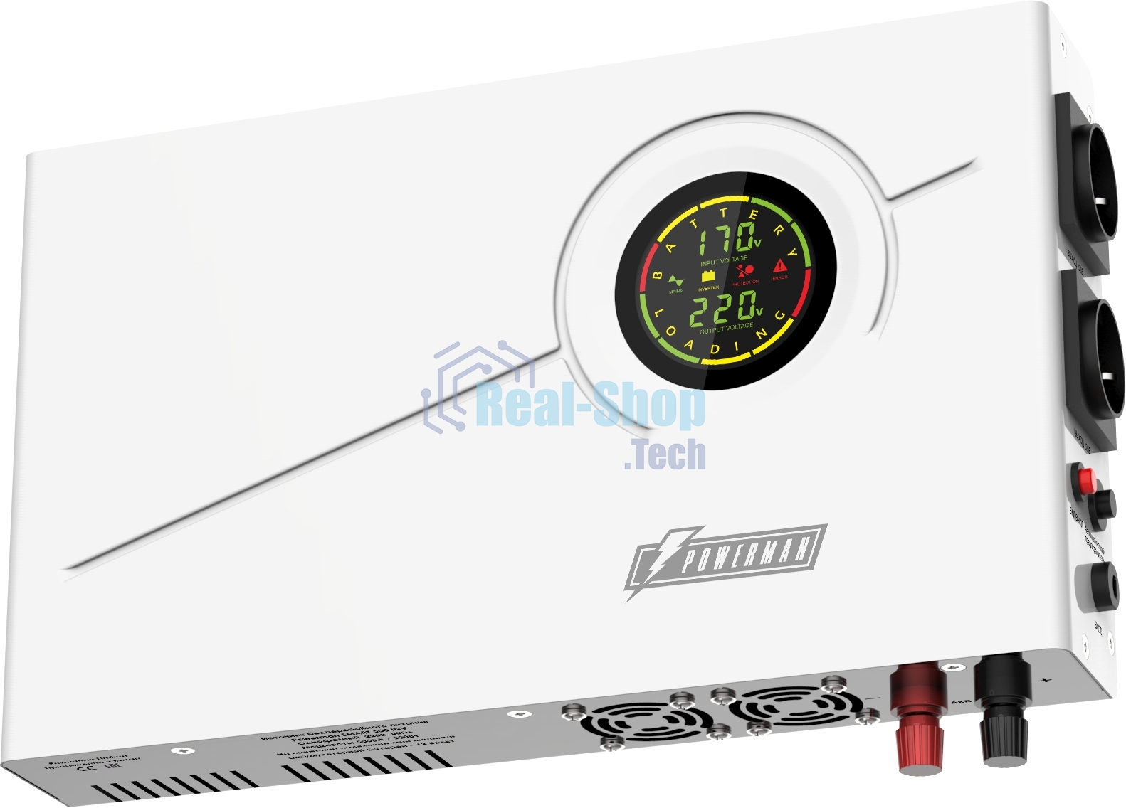 Источник бесперебойного питания Powerman Smart 500 INV (ИБП с Внешними АКБ, в комплект не входит)