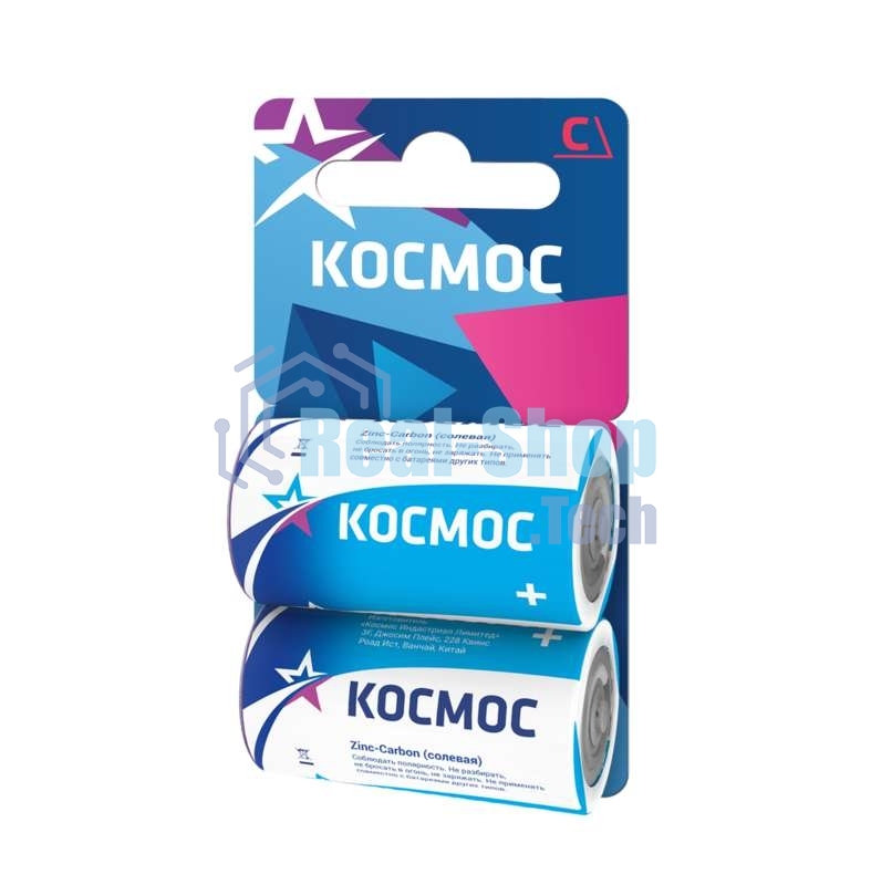 Элемент питания Космос солевой C/R14 (блист.2шт)