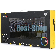 Клавиатура проводная CROWN CMGK-902, USB, черный