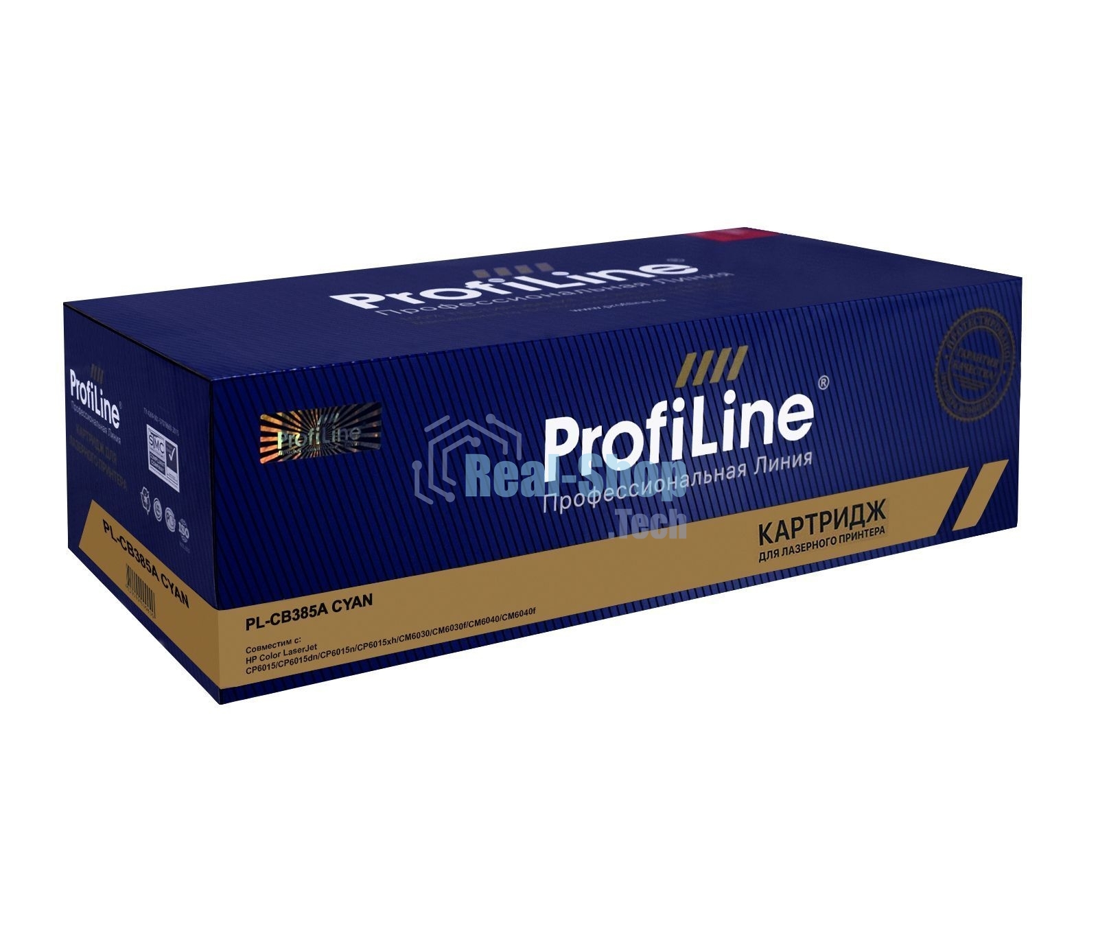 Картридж лазерный ProfiLine PL-CB385A для принтеров HP Color LaserJet CP6015/CP6015n/CP6015dn/CP6015de/CP6015x/CP6015xh/CM6030 MFP/CM6040f MFP 35000 копий Голубой