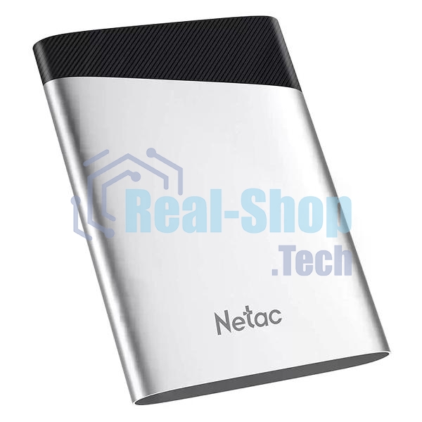 Внешний SSD Netac Z6S, 120 GB, USB 3.2 Gen 2 Type-C, R/W 520/440, серебристый