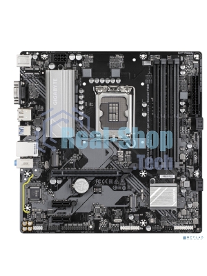 Материнская плата Gigabyte B760M D3HP DDR4, LGA 1700, Intel B760, 4xDDR4, 4xSATA, 2xM.2, 1xPCIe 4.0 x16, 2xPCIe x1, 1xHDMI, 1xVGA, 1xDP, 1x 1Gb LAN, 3xUSB-A 3.2 Gen 1, 2xUSB-A 2.0, 3x3.5 мм, 7.1, mATX