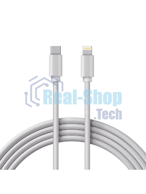 Кабель Rexant Lightning – Type-C 3A, 1м, ПВХ, белый