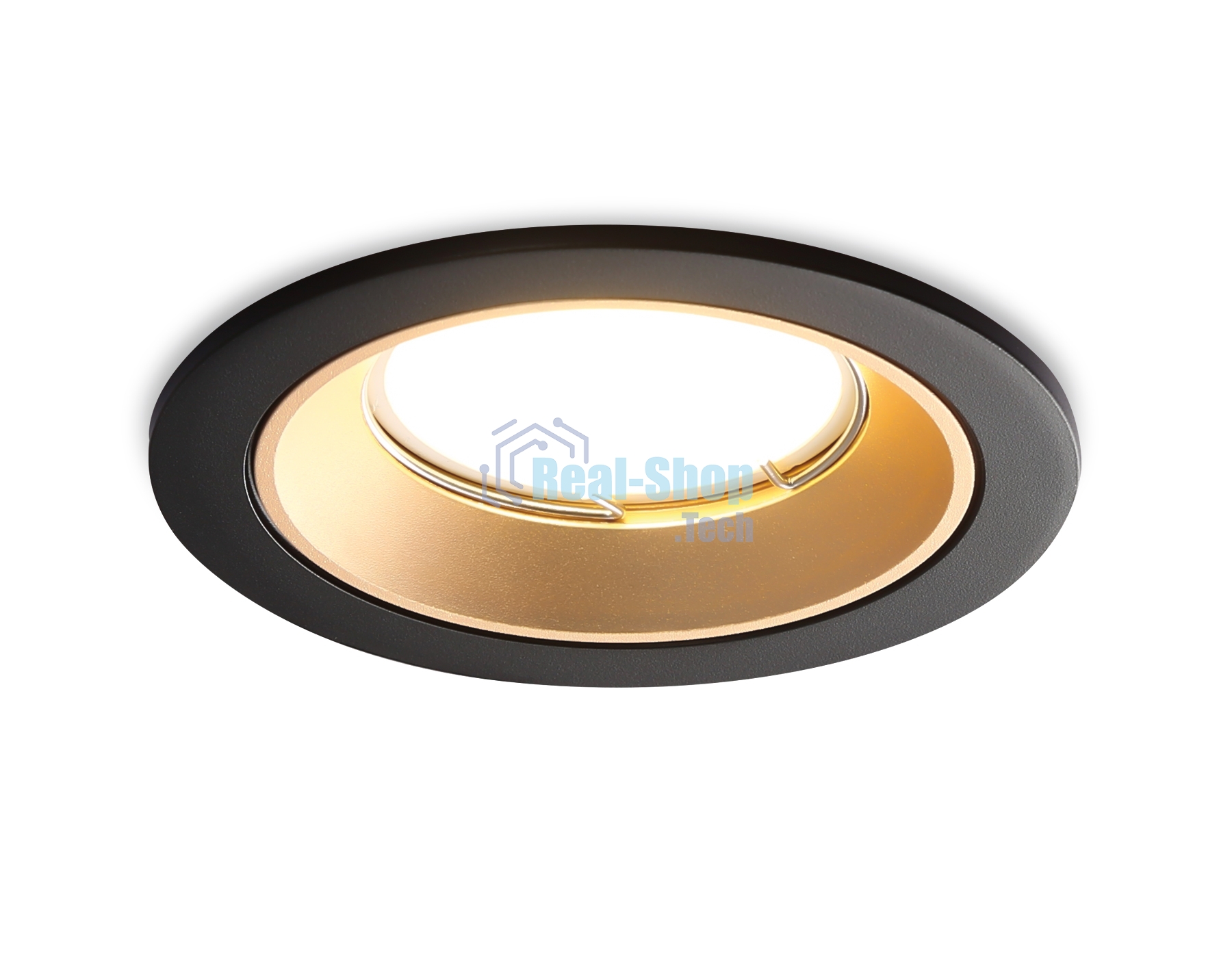 Светильник встраиваемый A8923 BK/GD черный/золото MR16 GU5.3 D92*24