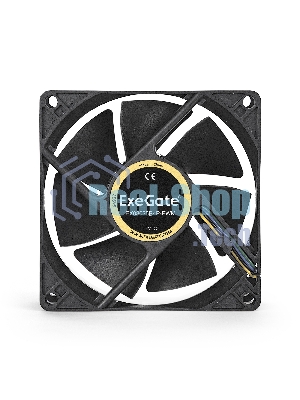 Вентилятор для корпуса ExeGate EX08025B4P-PWM черный, 80 мм, 2300 об/мин, 23 дБ, 4 pin