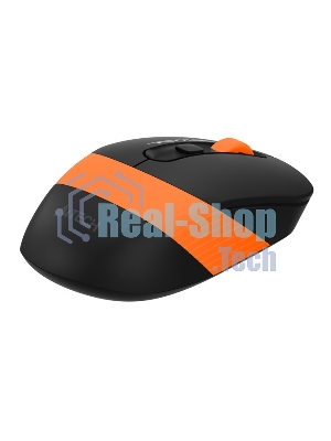 Мышь беспроводная A4Tech Fstyler FG10S черный/оранжевый, 2000 dpi, радиоканал, USB, кнопки - 4