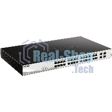 Коммутатор D-Link DGS-1210-28MP DGS-1210-28MP/F 24G 24PoE+ 370W настраиваемый
