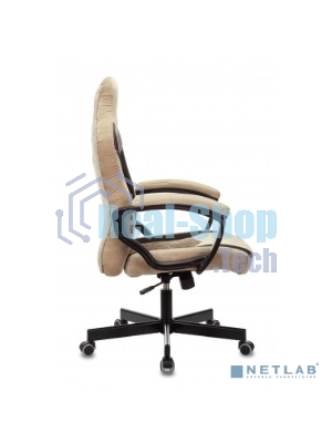 Кресло Бюрократ VIKING 6 KNIGHT BR FABRIC коричневый, ткань, 120 кг, механизм качания