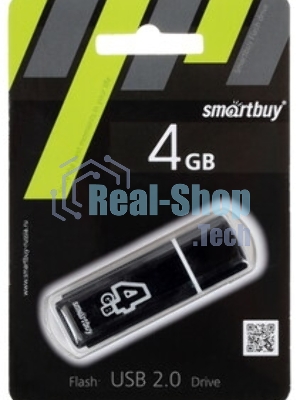 Флешка USB Smartbuy Glossy series Blue (SB4GbGS-B), 4Gb, USB 2.0, R/W 25/15, синий
