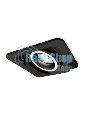 Комплект встраиваемого поворотного светильника Ambrella light XC7659080 SBK/FR черный песок/белый матовый MR16 GU5.3 (C7659, N7111)