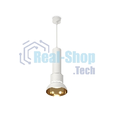 Светильник Ambrella Light XP8110007 SWH/PYG/CL белый песок/золото желтое полированное/прозрачный GX53