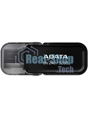 Флешка USB ADATA UV240 (AUV240-32G-RBK), 32Gb, USB 2.0, R/W 15/5, черный