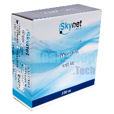 Кабель SkyNet Standart FTP indoor 4x2x0,48, медный, FLUKE TEST, кат.5e, однож., 100 м, box, серый