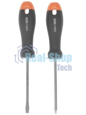Набор отверток Deli Home Series HT1002 2шт SL5x100+PH1x100 Эксклюзивный дизайн. Рукоятка из высококачественного софттач пластика