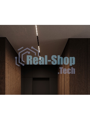 Трековый светильник GL2330 BK черный IP20 30W 3CCT 3000-6400K 48V 600*10*37