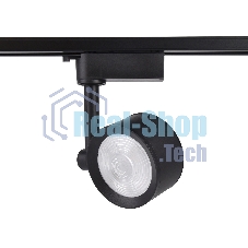 Трековый однофазный светодиодный светильник Ambrella light GL6391 BK черный LED 7W 4200K 24°