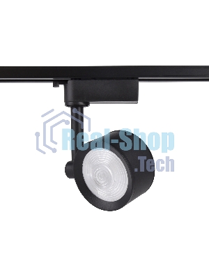 Трековый однофазный светодиодный светильник Ambrella light GL6391 BK черный LED 7W 4200K 24°
