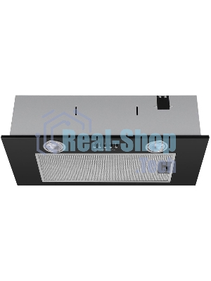 Вытяжка встраиваемая HOMSair Camelia Power 60 черный, 60 см, 850 куб. м/ч, 52 дБ