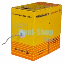 Кабель PROconnect Кабель FTP cat.5e 4 пары (305м) 0.51 мм CCA