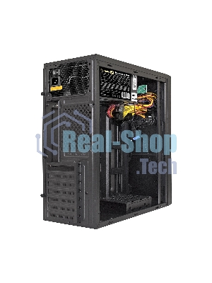 Компьютерный корпус ExeGate XP-333U черный, Miditower ATX, (XP450, Black,120мм), 1*USB+2*USB 3.0, Audio