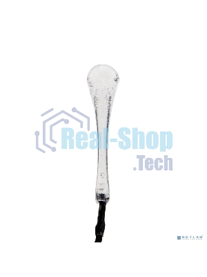 Каскад Lamper Сталактит LED 5 м с аккумулятором и выносной солнечной панелью 1 м, IP65, 2 режима работы: мигание и постоянное теплое белое свечение