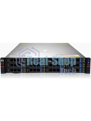 Серверная платформа Gooxi SR201-D12R-NV-G2 2U 12 bay server with NVME bp,based on AMD 9004 2 riser cards of PCIe5.0(X32 to x16x16) 2x rear SAS/SATA 2x rear NVME 1300W 1+1 PSU EU power cables rail kit